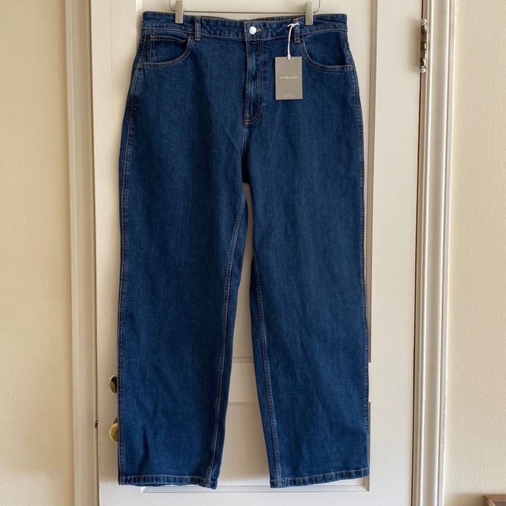 NWT EVERLANE way high wide leg Jean
